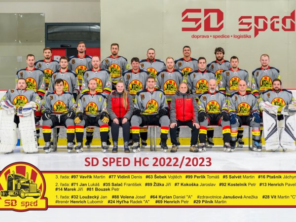 Hrdý sponzor hokejového týmu HC SD SPED