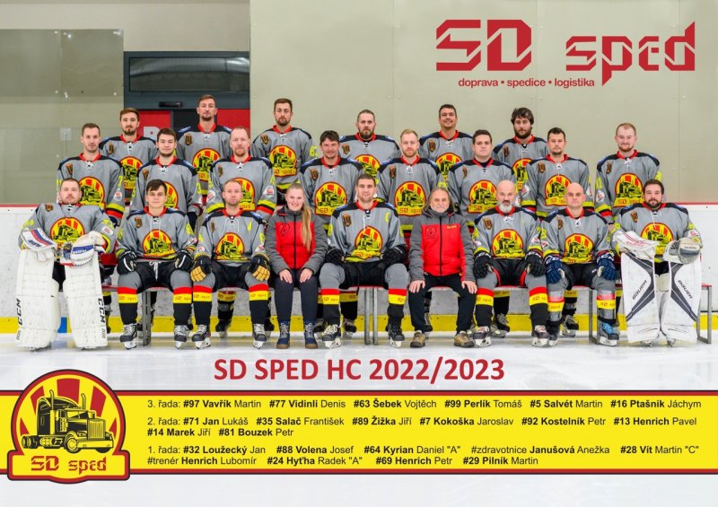 Hrdý sponzor hokejového týmu HC SD SPED